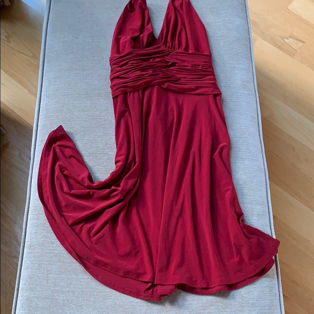 Halter cocktail dress